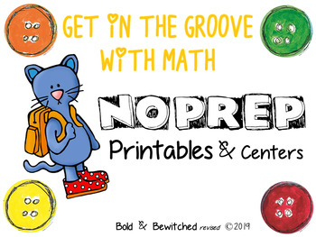 Preview of NO PREP Get in the Groove with Math Edited: Pete Cat
