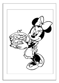 Mickey Mouse Birthday Coloring Pages Printable for Free Download