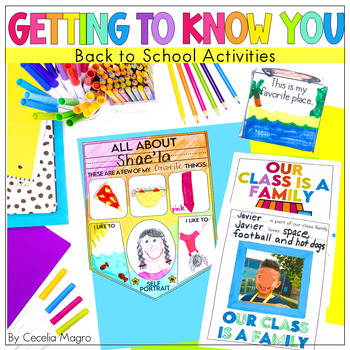 Preview of Getting to Know You Activities All About Me Back to School DOLLAR DEAL