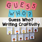 Guess Who? Back to School Writing Bulletin Board Idea
