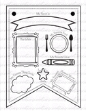 Get to Know You Banner Printable Coloring Sheet