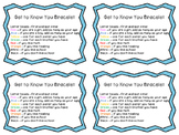 Get to Know You Bracelet Activity