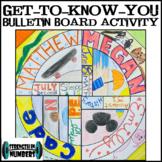 Get to Know You Bulletin Board Coloring Activity First Day