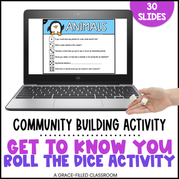 Preview of Get to Know You Dice Activity