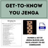 Get to Know You Jenga