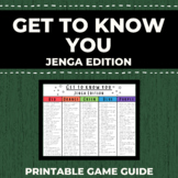 Get to Know You Jenga Game Guide - *Back to School*