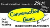 Get to Know You ~ Keep It Going Conversation GAME~ Virtual