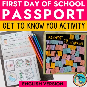 Preview of Get to Know You Passport Activity