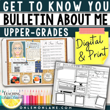 Preview of Get to Know You Your Students All About Me Poster Worksheet Activity Activities
