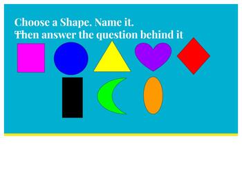 Preview of Get to Know You with SHAPES (digital math activity for Special Education)