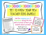 Get to Know Your New Teacher >> Quiz & Editable PowerPoint