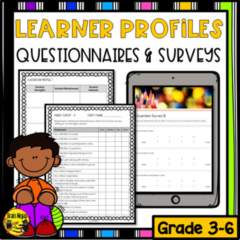 Preview of Learner Profiles and Surveys | Student Interest