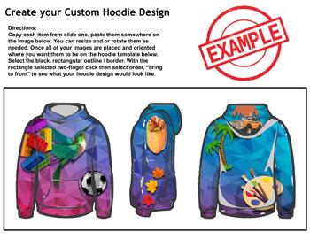 Get to Know Your Students Digital Hoodie Design Project Activity