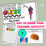 Get to Know Your Teacher Activity Slides & Answer Sheet Ed