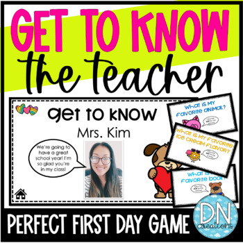 Preview of Get to Know Your Teacher Slides l Digital Meet the Teacher Game l First Day