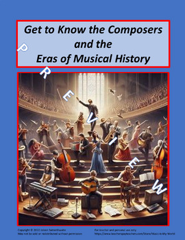 Preview of Get to Know the Composers and the Eras of Musical History