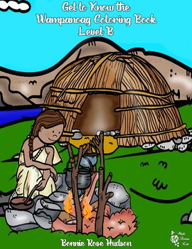 Preview of Get to Know the Wampanoag Coloring Book-Level B