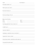 Get to know you survey