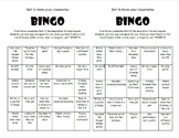 Get to know your classmates Bingo