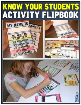 Preview of Get to know your students: Interactive Flipbook