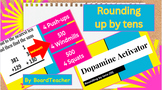 Get up and move!!! Rounding Up To Ten with 3-Digit Numbers