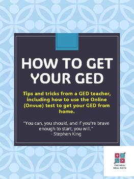 Preview of Get your GED at Home
