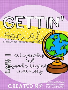 Preview of Gettin' Social Unit 1- Citizenship