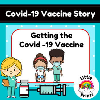 Preview of Getting Covid 19 Vaccine Story For Autism Special Education