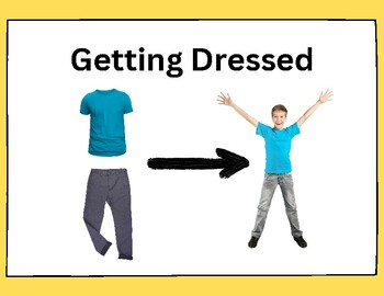 Preview of Getting Dressed!  A Social Story