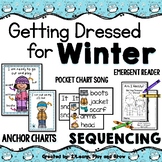 Getting Dressed for Winter Posters, Pocket Chart and Emerg
