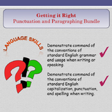 'Getting It Right' - Punctuation and Paragraphing Bundle