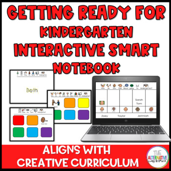 Preview of Getting Ready For Kindergarten Study Digital Smart Notebook Curriculum Creative