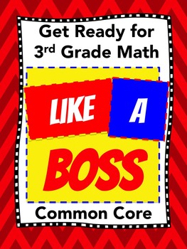 Preview of Getting Ready for 3rd Grade Math (8-week SUMMER Program) - No Prep - FREE VIDEOS