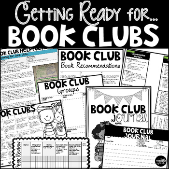 Preview of Getting Ready for Book Clubs Hints, Rubrics, Conference Forms and More