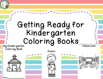 Getting Ready For Kindergarten Coloring Book By Preschool Productions