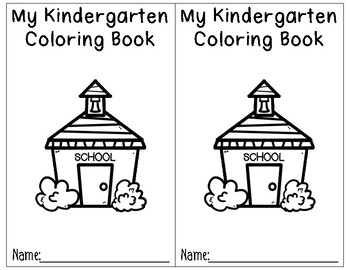 Getting Ready For Kindergarten Coloring Book By Preschool Productions