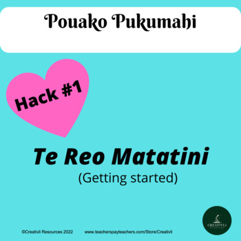 Preview of Getting Started: Te Reo Matatini