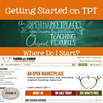 Preview of Getting Started on TPT: Tips for Creating & Selling Products