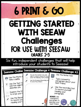 Preview of Getting Started with Seesaw Challenges | For Use with Seesaw