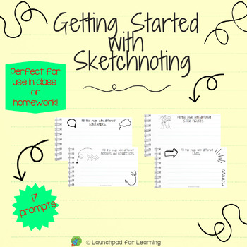 Preview of Getting Started with Sketchnoting/Visual Notetaking