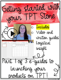 Getting Started with your TPT Store! {Part ONE}