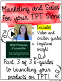 Getting Started with your TPT Store {Part Three}