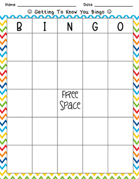 Getting To Know You BINGO by Count On Me | Teachers Pay Teachers