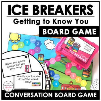 Getting To Know You Game and Question Cards by Hot Chocolate Printables