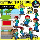 Getting To School - Short Story Clip Art Set {Educlips Clipart}