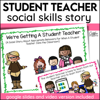 Preview of Social Stories Student Teacher Introduction Meet The Student Teacher