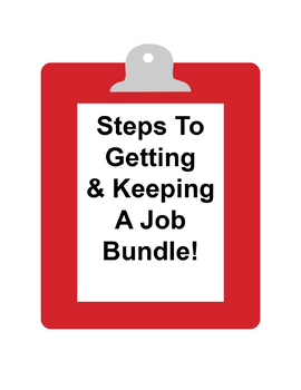 Preview of Steps to Getting and Keeping a Job Bundle