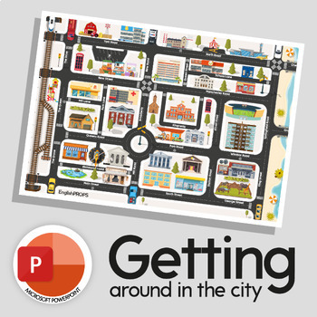 Getting around in the city №66 by English PROPS | TPT