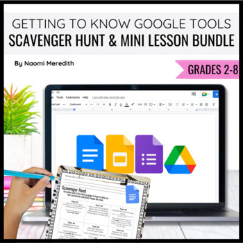 Preview of Getting to Know Google Drive, Docs, Slides and Forms | Editable BUNDLE