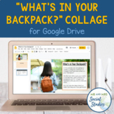 Getting to Know You Activities: What’s In Your Backpack? C